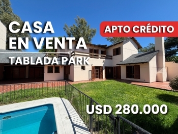 CASA EN VENTA TABLADA PARK 4 DORMITORIOS APTO CREDITO